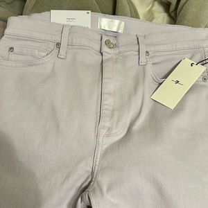 7 for all man kind High waist skinny ankle jeans